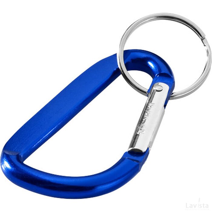 Sleutelhanger | Karabijnhaak | Tot 4 kleuren opdruk Blauw