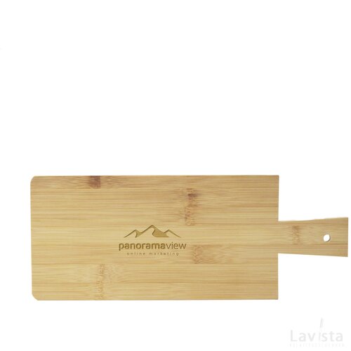 Serveerplank Met Handvat Zwart/Bruin