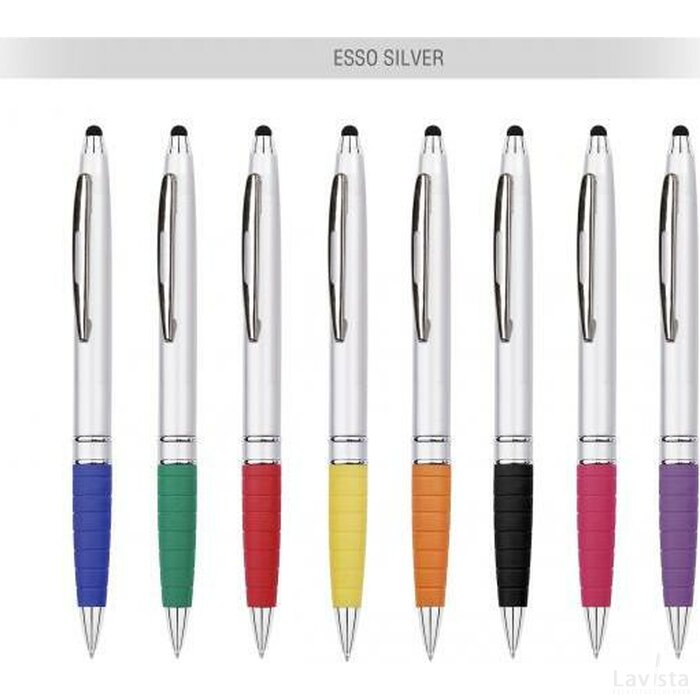 Touch balpen Esso Silver rood