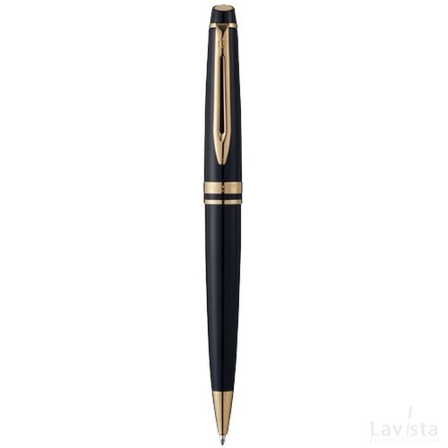 Waterman Expert balpen Zwart,Goud Zwart, Goud Zwart/Goud