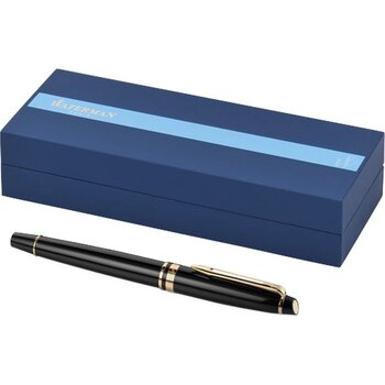 Waterman Expert rollerball Zwart,Goud Zwart, Goud Zwart/Goud