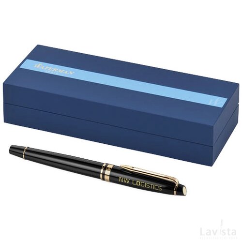 Waterman Expert rollerball Zwart,Goud Zwart, Goud Zwart/Goud