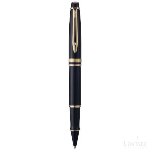 Waterman Expert rollerball Zwart,Goud Zwart, Goud Zwart/Goud