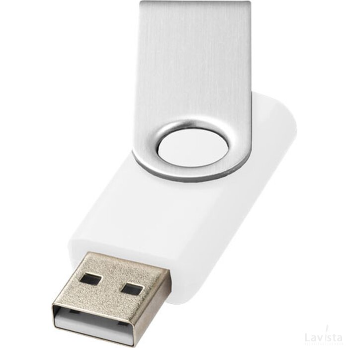 Rotate basic USB 2GB Wit,Zilver Wit, Zilver Wit/Zilver