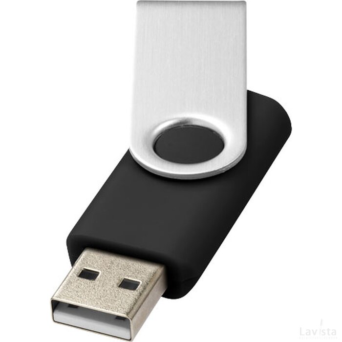 Rotate basic USB 2GB Zwart,Zilver Zwart, Zilver Zwart/Zilver