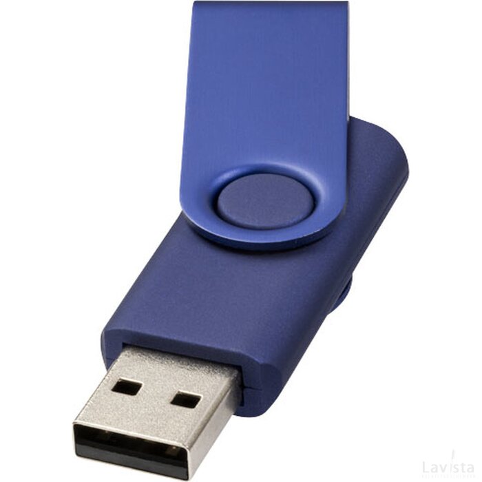 Rotate metallic USB 4GB Navy