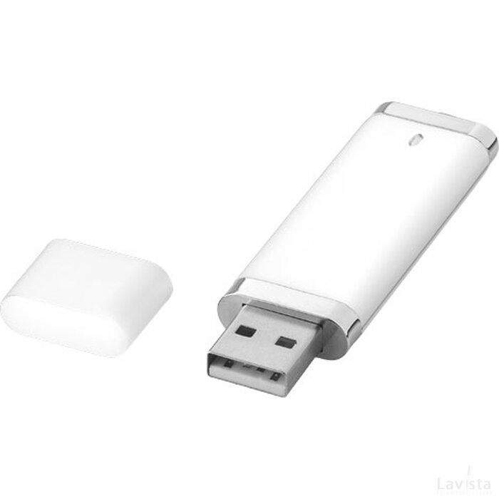 Flat USB 4GB Wit
