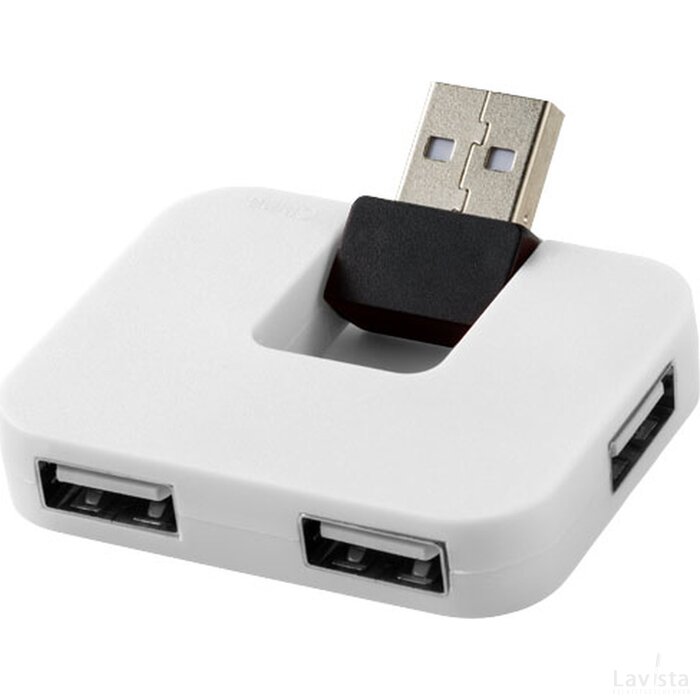 Gaia 4 poorts USB hub Wit