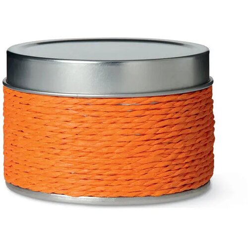 Geurkaars in blikje Delicious oranje