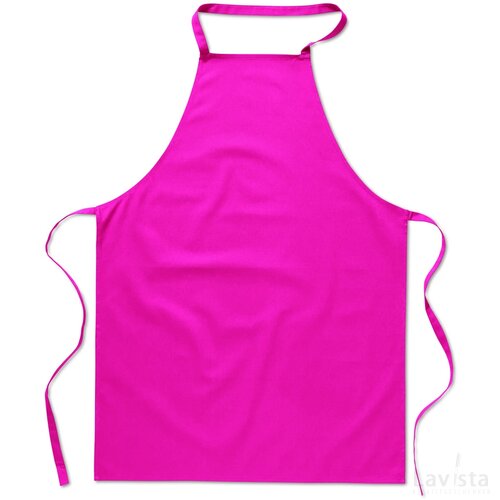 Katoenen keukenschort Kitab fuchsia