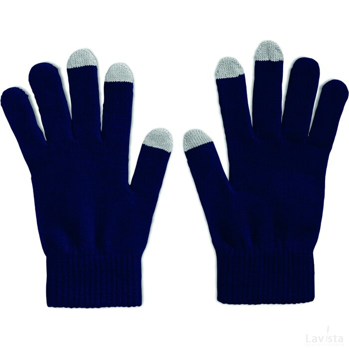 Handschoenen voor smartphones Tacto blauw