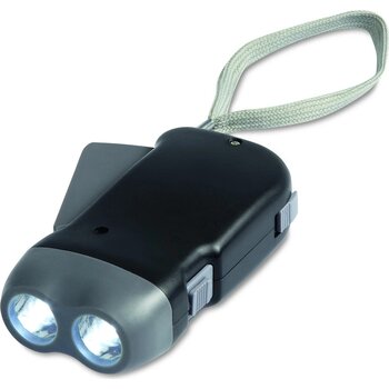 Led zaklamp Robin zwart