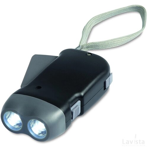 Led zaklamp Robin zwart