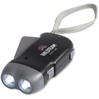 Knijpkat zaklamp Zwart
