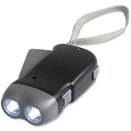 Knijpkat zaklamp Zwart