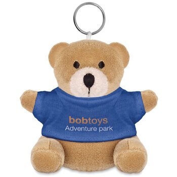 Sleutelhanger met beer Blauw