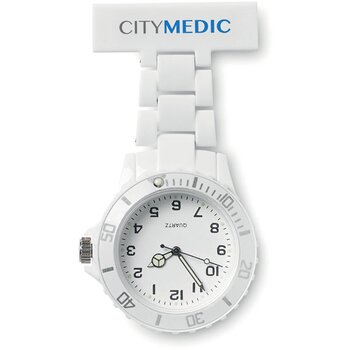 Analoog zusterhorloge Wit