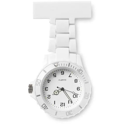 Analoog zusterhorloge Wit