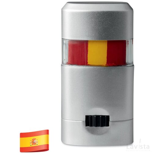 Body paint vlag Werel rood