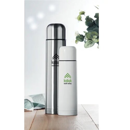 Dubbelwandige thermosfles Wit 500 ml