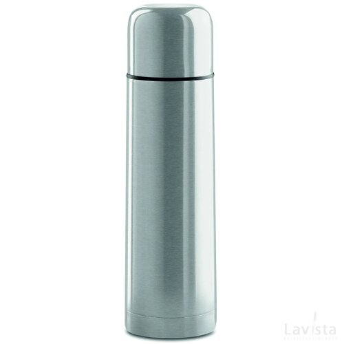 Dubbelwandige drinkfles 500ml Chan mat zilver