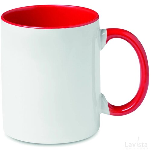 Gekleurde sublimatie mok Sublimcoly rood
