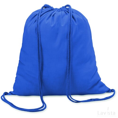 Katoenen rugzak Colored blauw