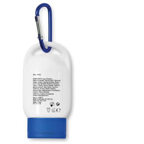 Zonnebrandcrème, Suncare blauw