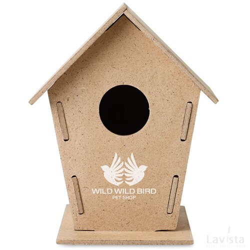 Vogelhuisje van mdf Woohouse hout