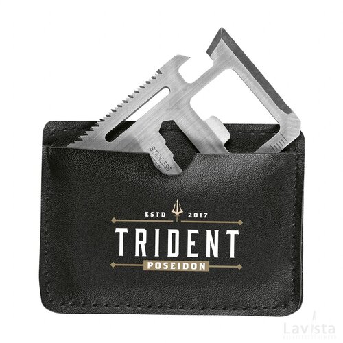 Creditcard multitool met 11 functies Zilver