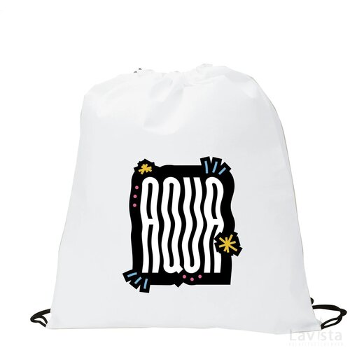Non-Woven Promobag Rugzak Wit