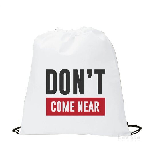 Non-Woven Promobag Rugzak Wit