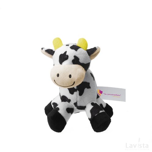 Jollycow Knuffel Zwart/Wit