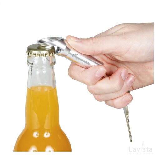 Openled Lampje/Opener Zilver