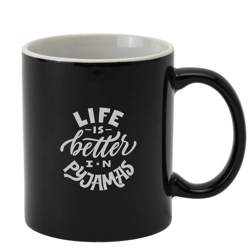 Kitty Mug Mok Zwart 350 ml