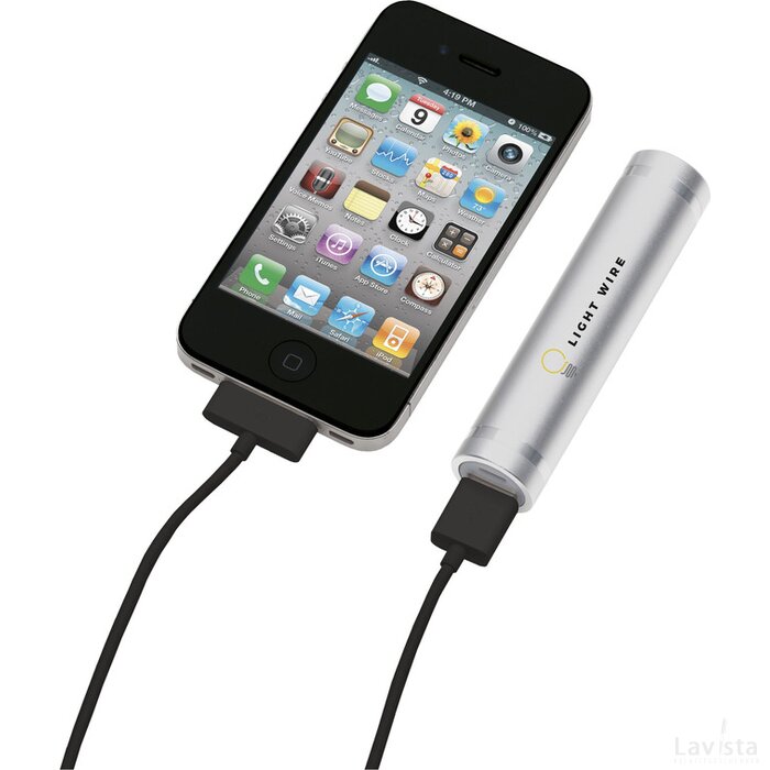 Powercharger 2000 Powerbank Zilver