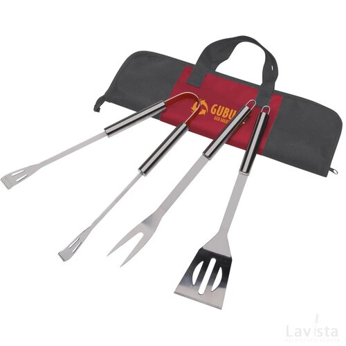 Bbq-Kit Barbecueset Rood