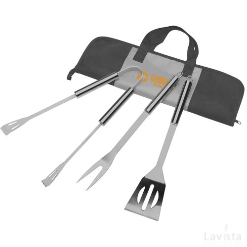 Bbq-Kit Barbecueset Lichtgrijs
