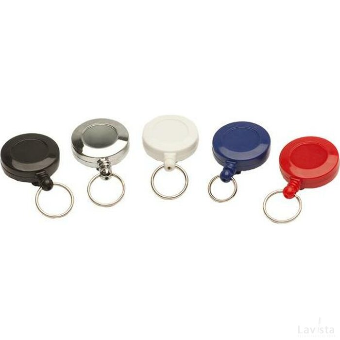 Jojo Mini met sleutelring & nylon draad zilver