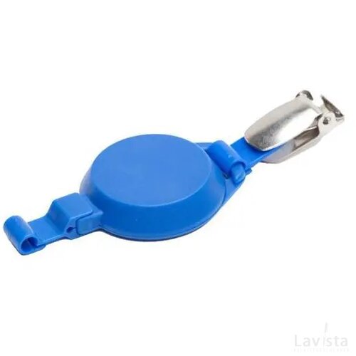 Jojo kaarthouder met gemonteerde haak blauw