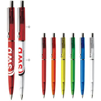 Balpen 925 DP transparant combinatie