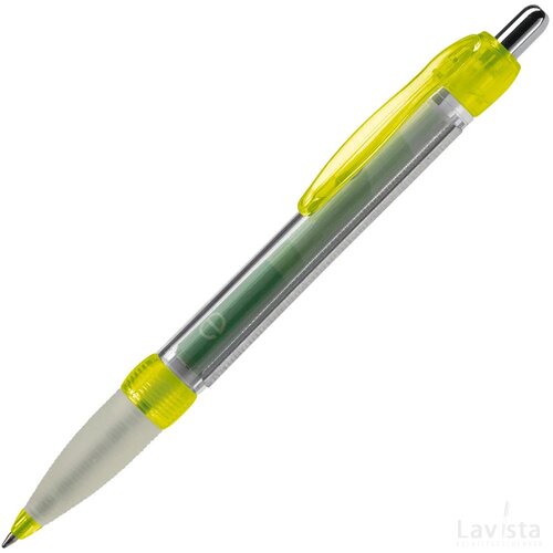 Balpen banner transparant transparant geel