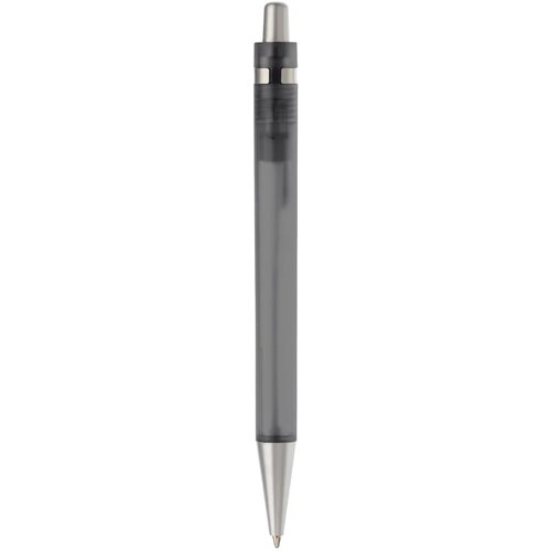 Balpen Antarctica metalen clip frosted grijs