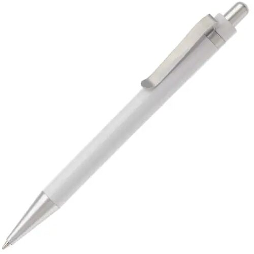 Balpen Antarctica metalen clip wit