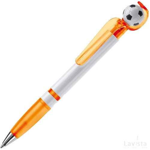 Balpen voetbal hardcolour oranje