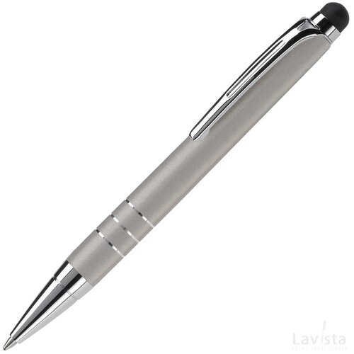 Balpen stylus metaal zilver