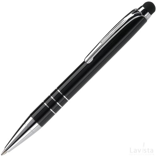 Balpen stylus metaal zwart