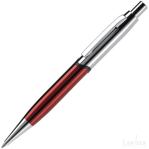 Balpen Nautilus metaal rood / zilver