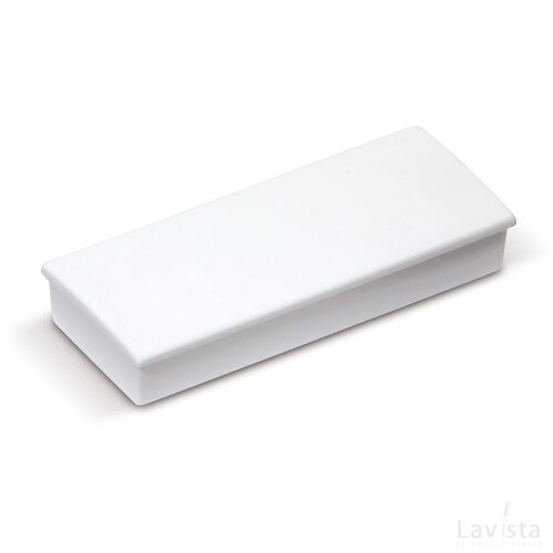 Magneet rechthoek wit
