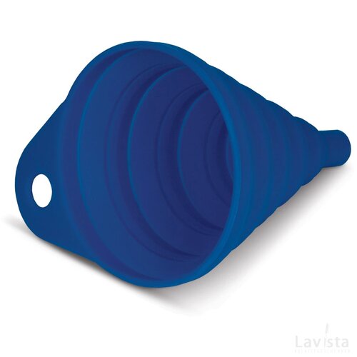 Trechter uitvouwbaar wit / blauw